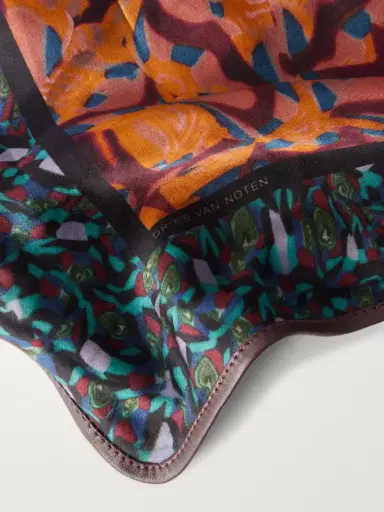 Dries Van Noten Printed Satin Shoulder Bag | Thumbnail 5 Dries Van Noten Printed Satin Shoulder Bag | Thumbnail 5