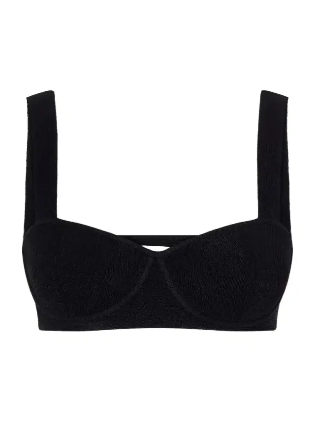 Galvan Nyx Ribbed Cropped Top