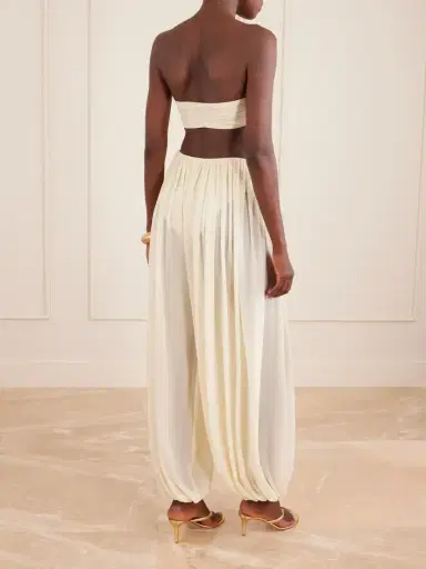Maygel Coronel Rosario Draped Bandeau Top And Tapered Pants Set | Thumbnail 3 Maygel Coronel Rosario Draped Bandeau Top And Tapered Pants Set | Thumbnail 3