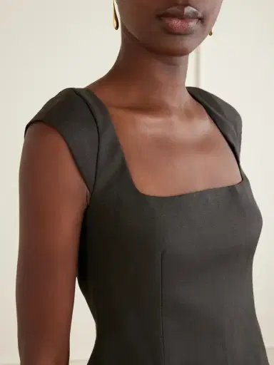 St. Agni Open-back Wool-blend Blouse | Thumbnail 5 St. Agni Open-back Wool-blend Blouse | Thumbnail 5