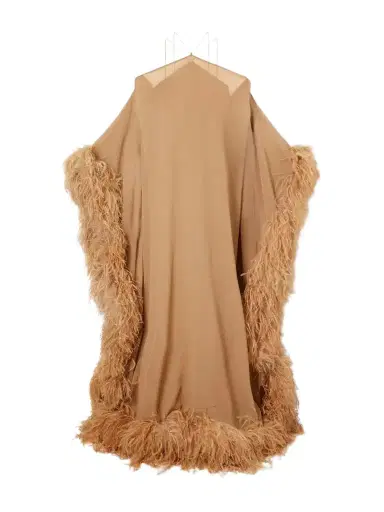 Taller Marmo Sza Sza Spirito Feather-trimmed Silk-chiffon Gown | Thumbnail 1 Taller Marmo Sza Sza Spirito Feather-trimmed Silk-chiffon Gown | Thumbnail 1