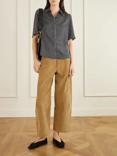 Maria McManus Crescent Corduroy Organic-cotton Wide-leg Pants | Thumbnail 2 Maria McManus Crescent Corduroy Organic-cotton Wide-leg Pants | Thumbnail 2
