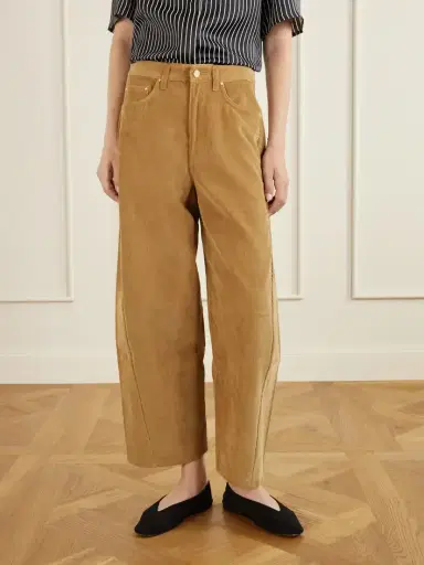 Maria McManus Crescent Corduroy Organic-cotton Wide-leg Pants | Thumbnail 3 Maria McManus Crescent Corduroy Organic-cotton Wide-leg Pants | Thumbnail 3