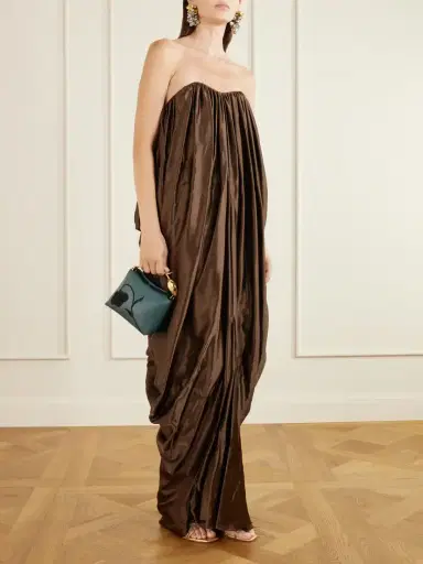 Erdem Bloom Medium Bead-embellished Embroidered Leather Clutch | Thumbnail 3