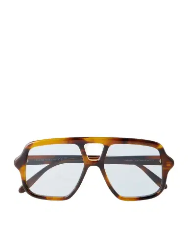 Loewe Slim Light Aviator-frame Tortoiseshell Acetate Sunglasses | Thumbnail 1