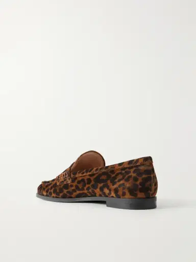 Gianvito Rossi George Nuit Leopard-print Suede Loafers | Thumbnail 3 Gianvito Rossi George Nuit Leopard-print Suede Loafers | Thumbnail 3