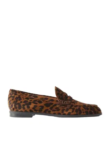 Gianvito Rossi George Nuit Leopard-print Suede Loafers | Thumbnail 1 Gianvito Rossi George Nuit Leopard-print Suede Loafers | Thumbnail 1