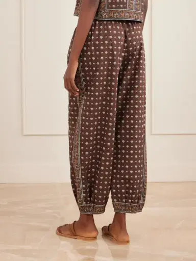 DÔEN Yarrow Printed Cotton Balloon Pants | Thumbnail 3 DÔEN Yarrow Printed Cotton Balloon Pants | Thumbnail 3