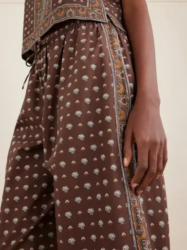 DÔEN Yarrow Printed Cotton Balloon Pants | Thumbnail 4 DÔEN Yarrow Printed Cotton Balloon Pants | Thumbnail 4
