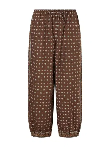DÔEN Yarrow Printed Cotton Balloon Pants | Thumbnail 1 DÔEN Yarrow Printed Cotton Balloon Pants | Thumbnail 1