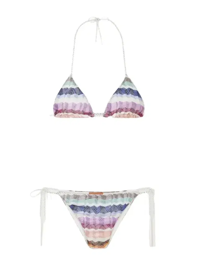 Missoni Striped Tasseled Bikini
