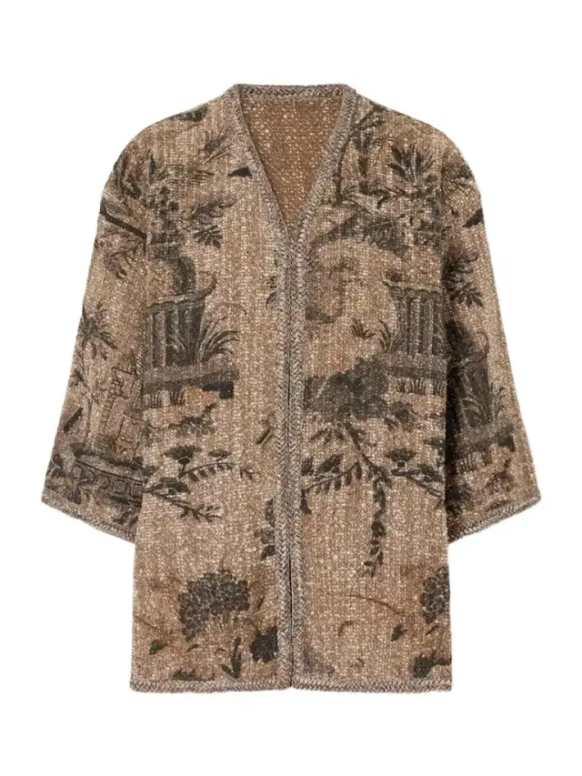 Etro Kesa Embroidered Bouclé Jacket
