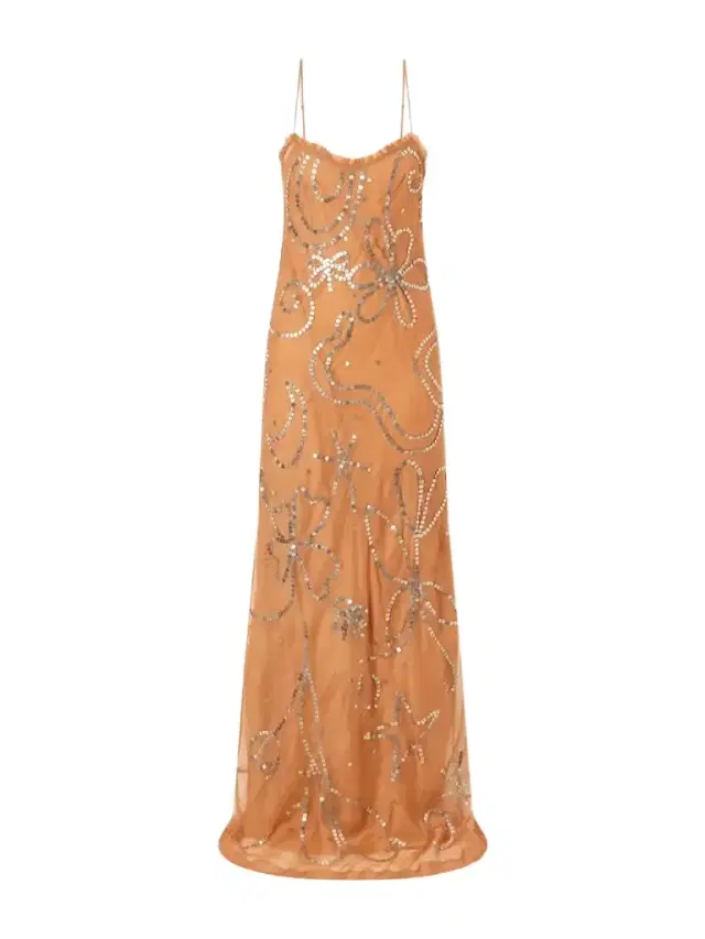 ALIX OF BOHEMIA Athens Paillette-embellished Silk-blend Maxi Dress