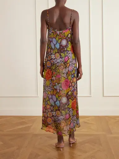 ALIX OF BOHEMIA Athens Bloom Mirage Floral-print Crepon Midi Dress | Thumbnail 3 ALIX OF BOHEMIA Athens Bloom Mirage Floral-print Crepon Midi Dress | Thumbnail 3