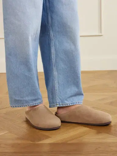 Studio Nicholson Wearing Suede Slip-ons | Thumbnail 2