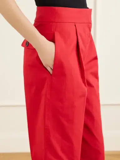 Proenza Schouler White Label Talla Cotton-blend Wide-leg Pants | Thumbnail 5 Proenza Schouler White Label Talla Cotton-blend Wide-leg Pants | Thumbnail 5
