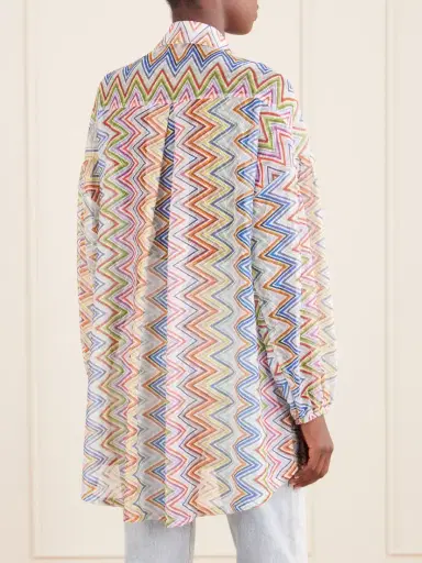 Missoni Striped Crochet-knit Shirt | Thumbnail 4
