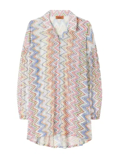 Missoni Striped Crochet-knit Shirt | Thumbnail 1