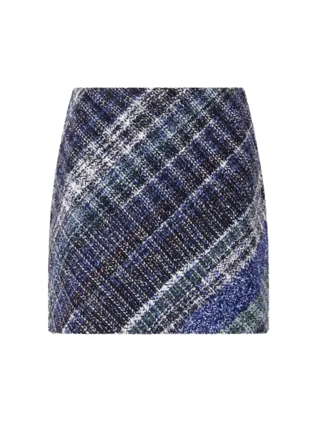 Missoni Striped Metallic Crochet-knit Mini Skirt