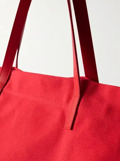 Kallmeyer Cottage Leather-trimmed Canvas Tote | Thumbnail 5