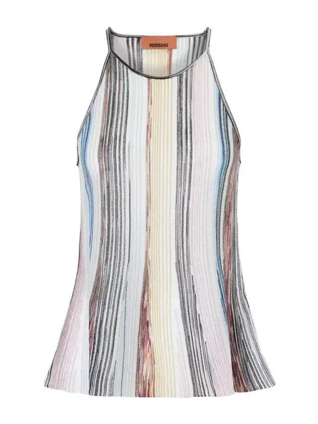 Missoni Striped Crochet-knit Tank