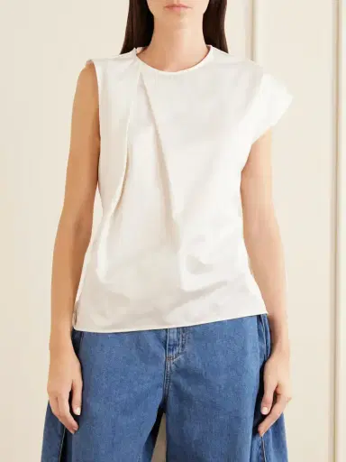 JW Anderson Tie-detailed Cotton Top | Thumbnail 3 JW Anderson Tie-detailed Cotton Top | Thumbnail 3