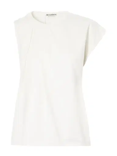 JW Anderson Tie-detailed Cotton Top | Thumbnail 1 JW Anderson Tie-detailed Cotton Top | Thumbnail 1