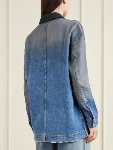 SLVRLAKE Worker Corduroy-trimmed Denim Jacket | Thumbnail 4 SLVRLAKE Worker Corduroy-trimmed Denim Jacket | Thumbnail 4