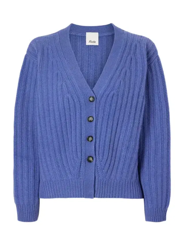 Ribbed Cashmere Cardigan