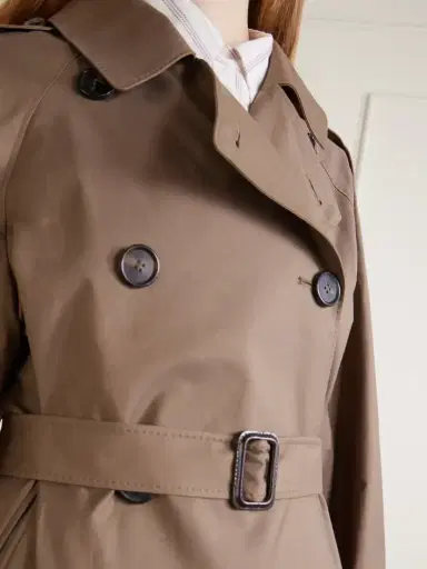 Max Mara Caroline Double-breasted Cotton-blend Twill Trench Coat | Thumbnail 5