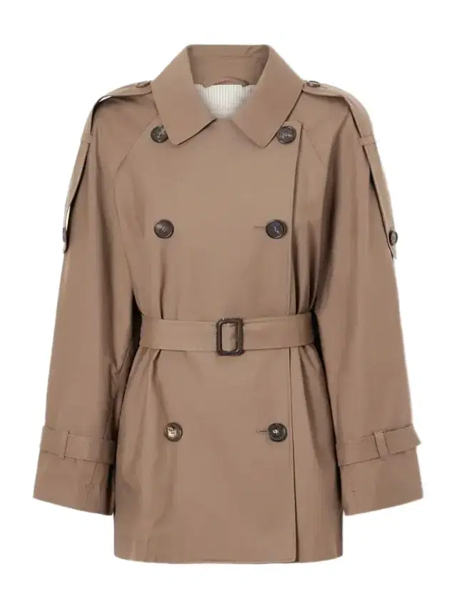 Max Mara Double-breasted Cotton-blend Twill Trench Coat