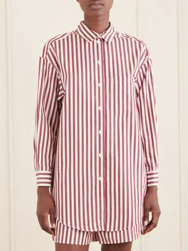 Eres Sir Striped Cotton-poplin Pajama Shirt | Thumbnail 2 Eres Sir Striped Cotton-poplin Pajama Shirt | Thumbnail 2