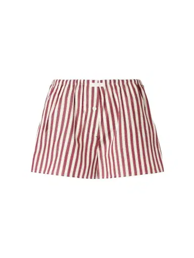Eres House Striped Cotton-poplin Pajama Shorts | Thumbnail 1