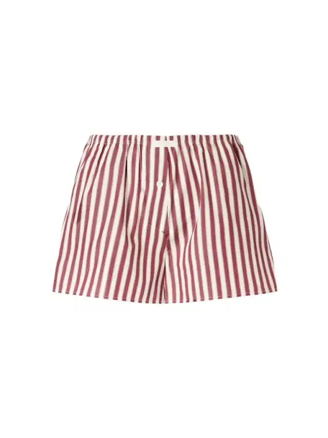 Eres House Striped Cotton-poplin Pajama Shorts