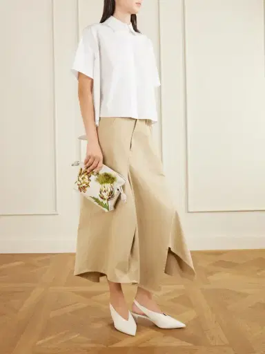 Loewe + Paula Ibiza Flamenco Intarsio Mini Embroidered Leather Clutch | Thumbnail 3
