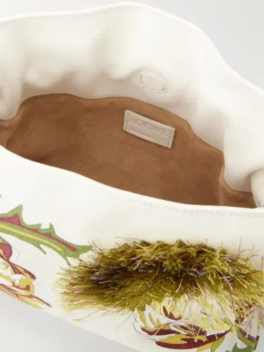 Loewe + Paula Ibiza Flamenco Intarsio Mini Embroidered Leather Clutch | Thumbnail 6