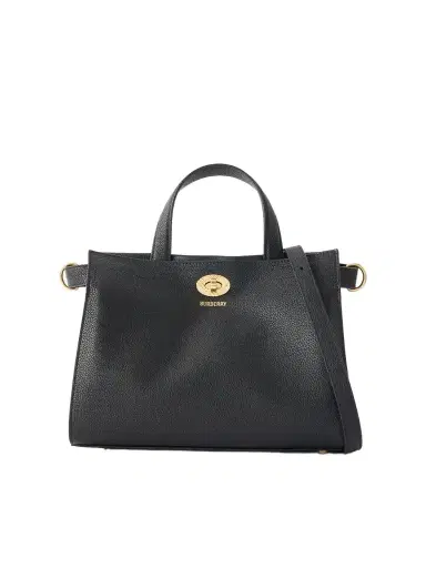 Burberry Cotswolds Mini Checked Canvas-trimmed Leather Tote | Thumbnail 1 Burberry Cotswolds Mini Checked Canvas-trimmed Leather Tote | Thumbnail 1