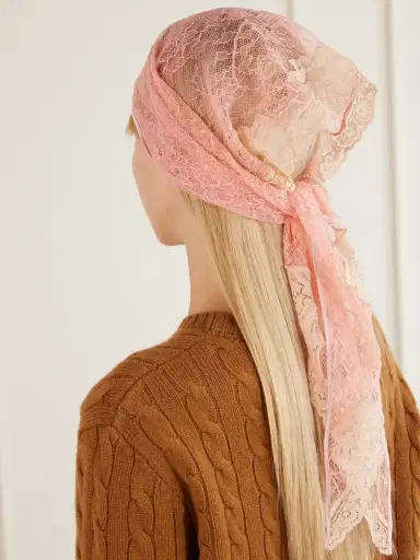 Valentino Garavani Lace Scarf | Thumbnail 3 Valentino Garavani Lace Scarf | Thumbnail 3