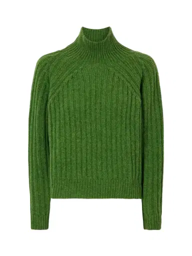 Allude Ribbed Cashmere Turtleneck Sweater | Thumbnail 1