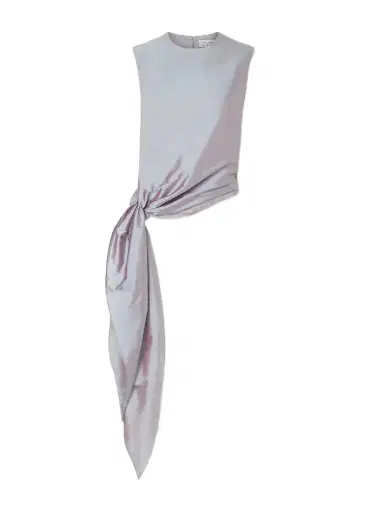 Abadia Knotted Faille Top | Thumbnail 1