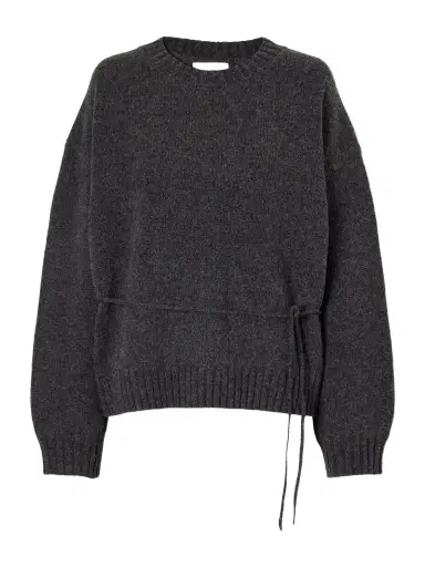 St. Agni Belted Wool Sweatshirt | Thumbnail 1 St. Agni Belted Wool Sweatshirt | Thumbnail 1