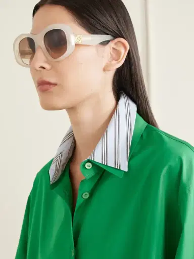 Loewe Anagram Round-frame Acetate Sunglasses | Thumbnail 5