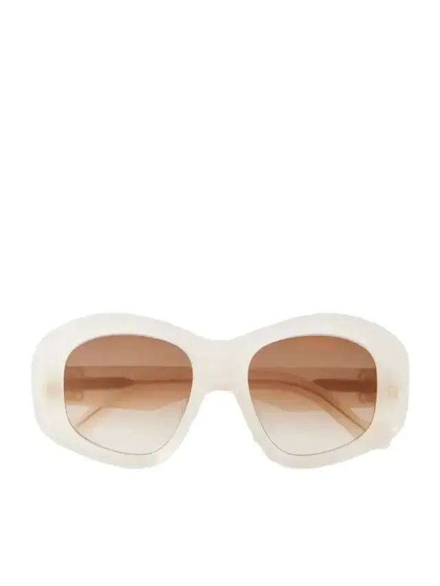 Loewe Anagram Round-frame Acetate Sunglasses