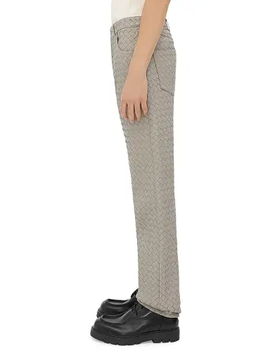 Bottega Veneta Men's Intrecciato Leather Pants | Thumbnail 3 Bottega Veneta Men's Intrecciato Leather Pants | Thumbnail 3