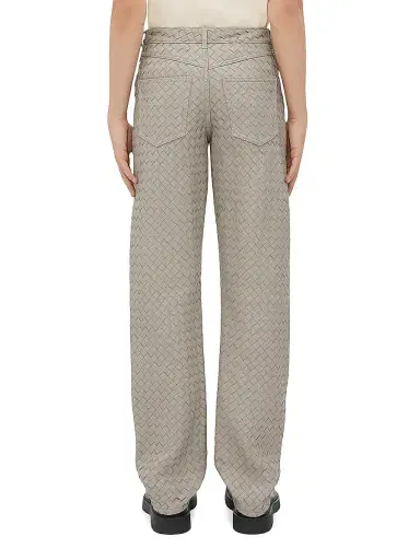 Bottega Veneta Men's Intrecciato Leather Pants | Thumbnail 4 Bottega Veneta Men's Intrecciato Leather Pants | Thumbnail 4