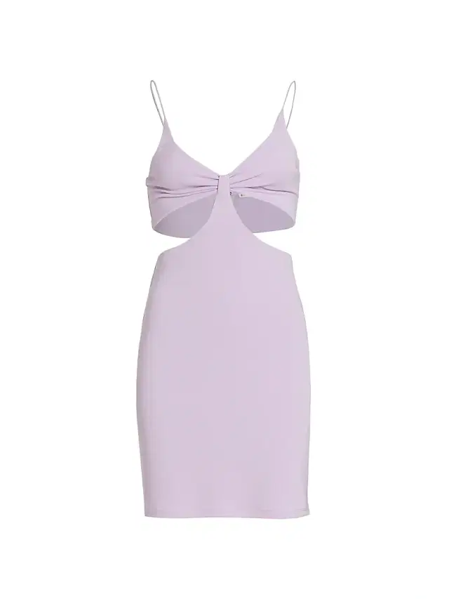 ALICE + OLIVIA Women's Havana Sleeveless Cut Out Minidress - Lavender
