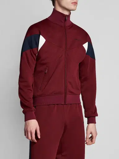Alexander McQueen Men's Technical Loopback Jersey Track Jacket | Thumbnail 4 Alexander McQueen Men's Technical Loopback Jersey Track Jacket | Thumbnail 4