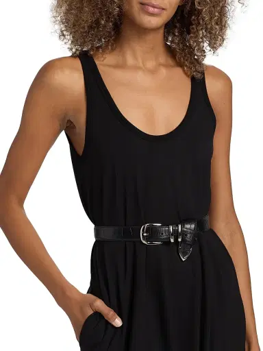 Ramy Brook Women's Ellison Asymmetric Tank Midi-Dress - Black - Size XL | Thumbnail 6 Ramy Brook Women's Ellison Asymmetric Tank Midi-Dress - Black - Size XL | Thumbnail 6
