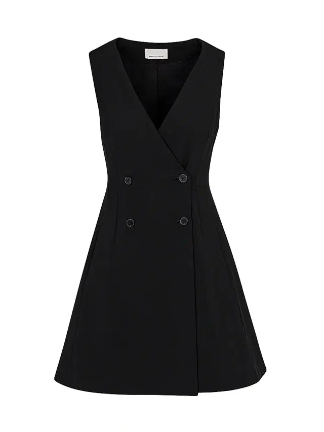 Rebecca Taylor Women's Double-Breasted Minidress - Black