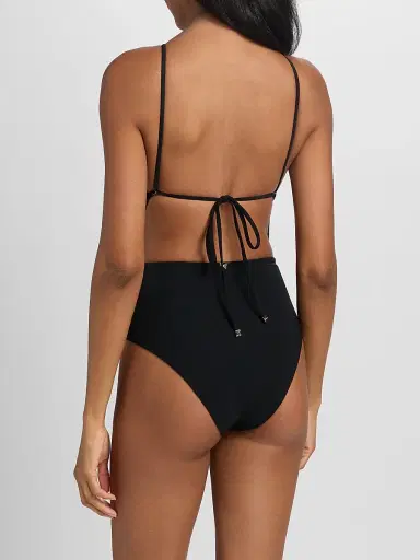 Kiki de Montparnasse Women's Coeur One-Piece Swimsuit - Black - Size XL | Thumbnail 4